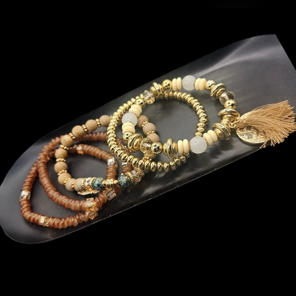 Gemstone Bracelet Set